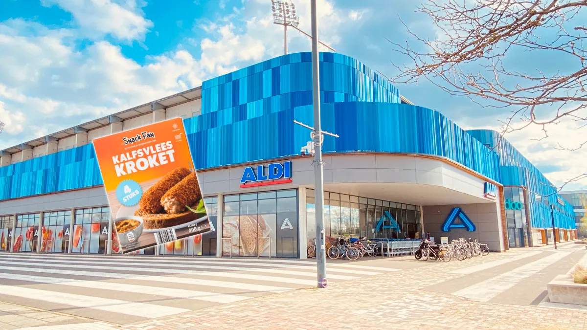 allergenenwaarschuwing kalfsvleeskroket aldi supermarkt fortuna stadion