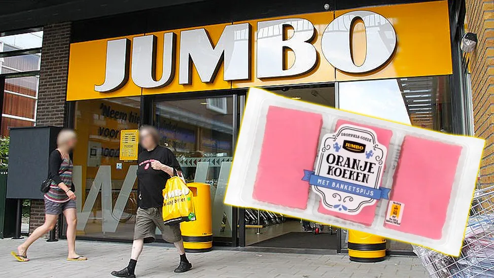 allergenenwaarschuwing oranjekoeken jumbo entree supermarkt