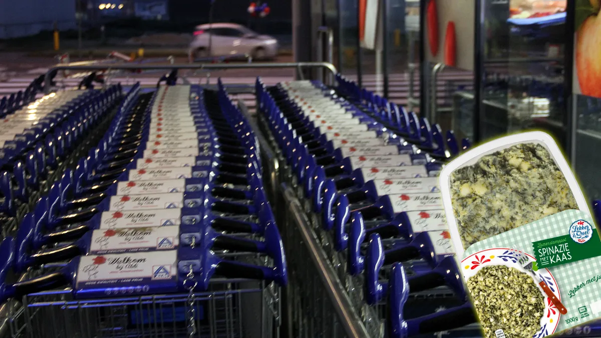 allergenenwaarschuwing spinazie met kaas aldi