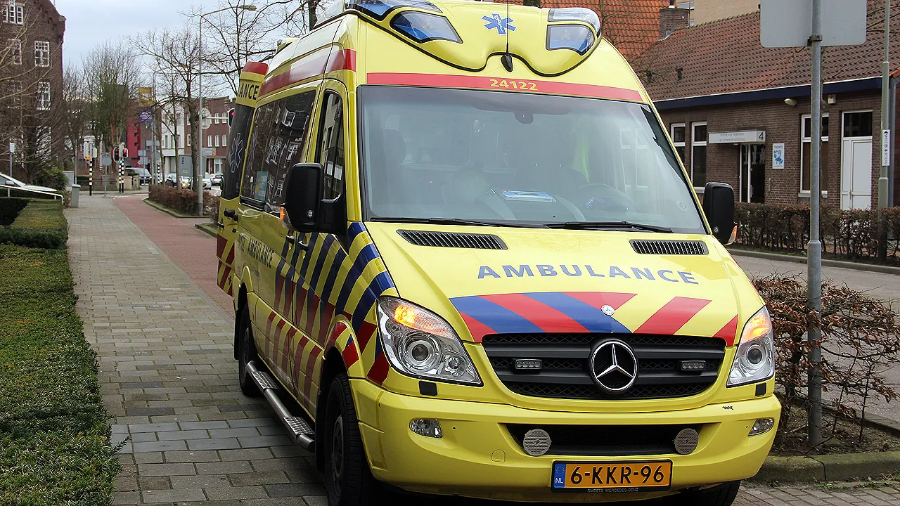 ambulance op de wilhelminastraat