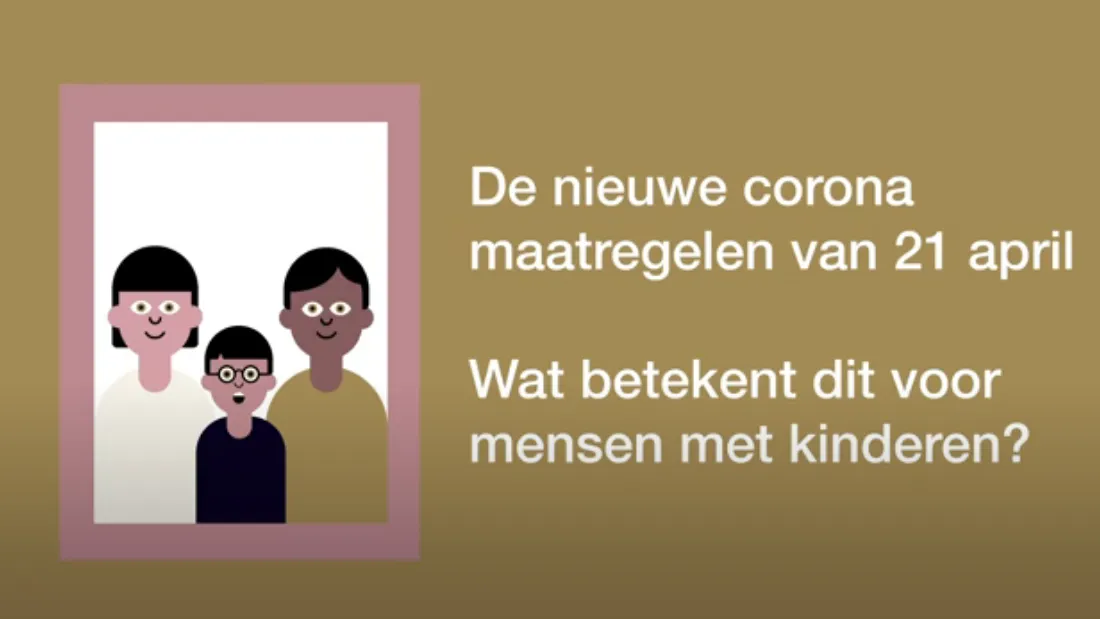animatie met simpele uitleg over coronamaatregelen