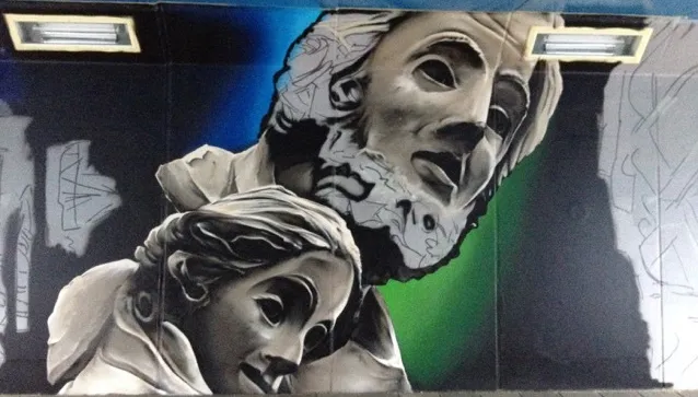 anti graffiti project eggelspoel viaduct gomad graffix