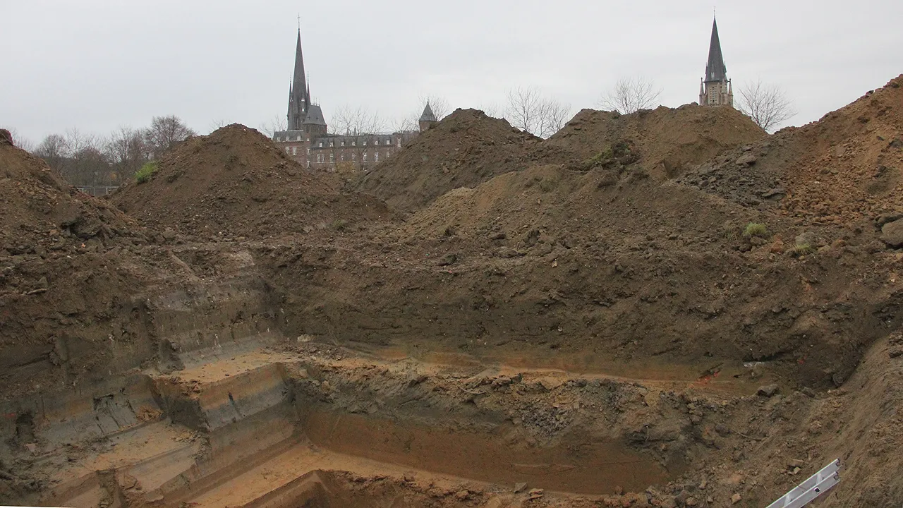 archeologisch onderzoek hoek odasingel haspelsestraat bouw zorgcentrum
