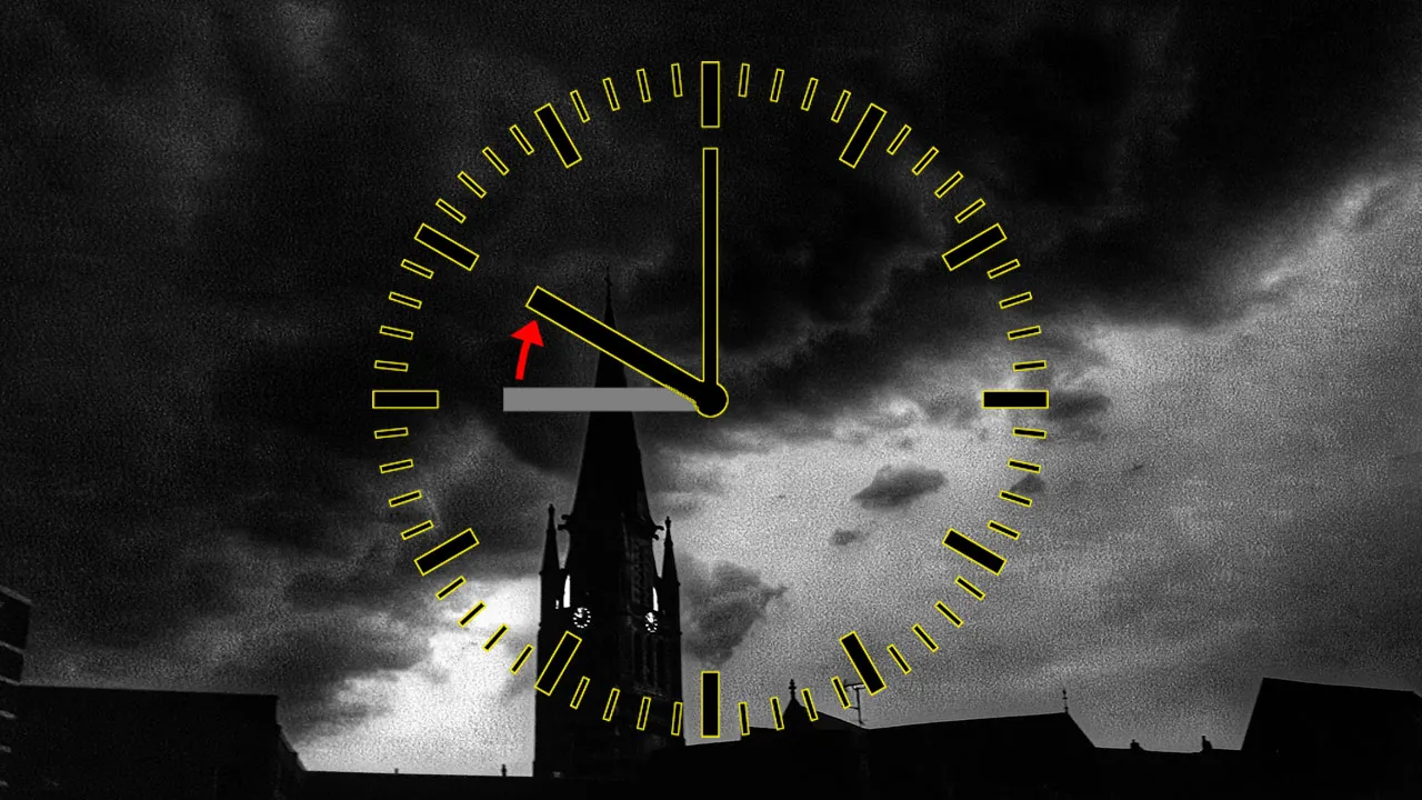 avondklok van 2100 naar 2200 uur