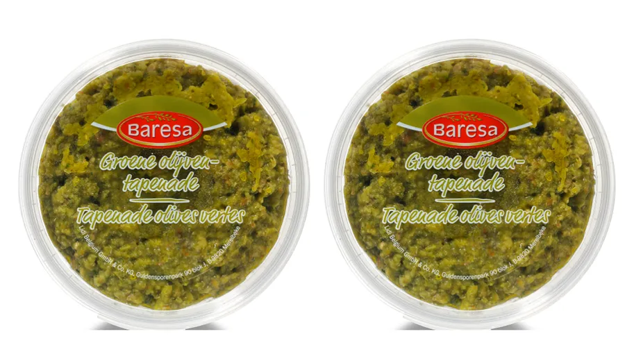baresa olijventapenade waarschuwing salmonella