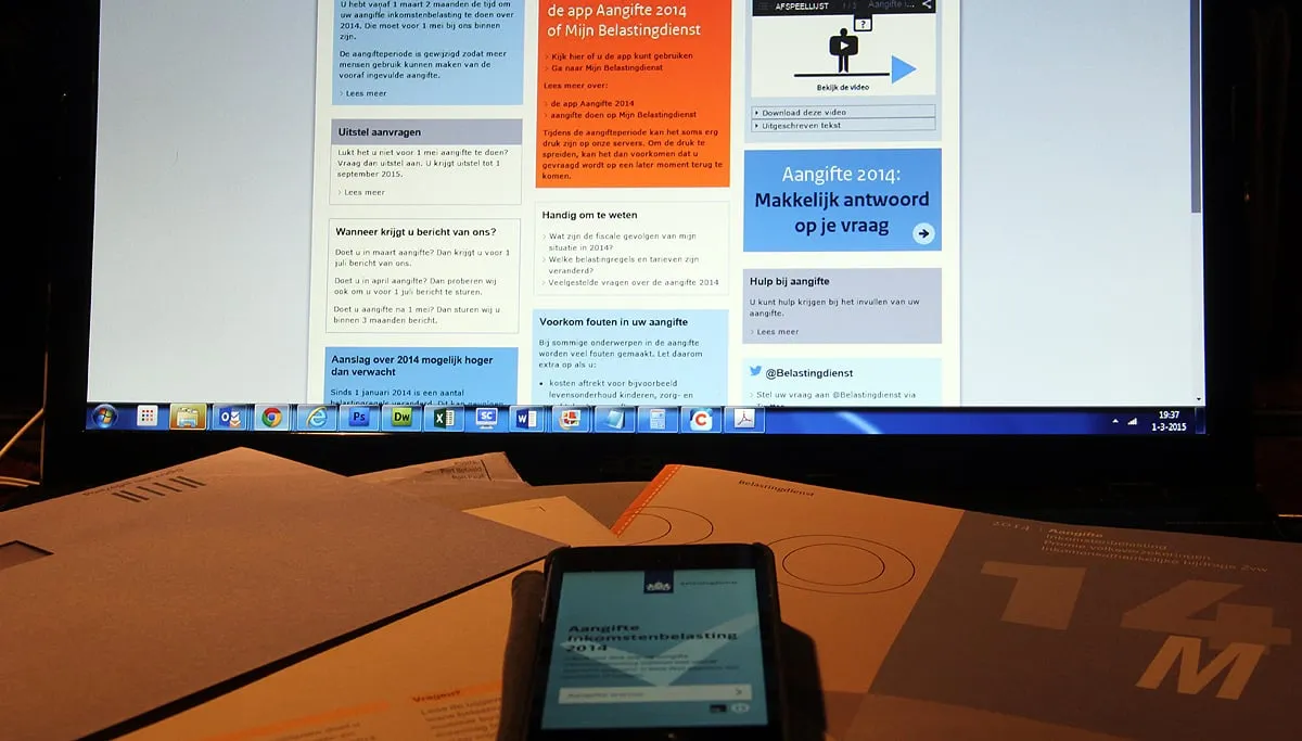 belastingaangifte ib 2014 online