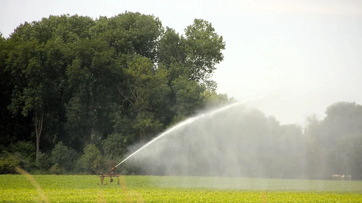 beregenen van gewasen