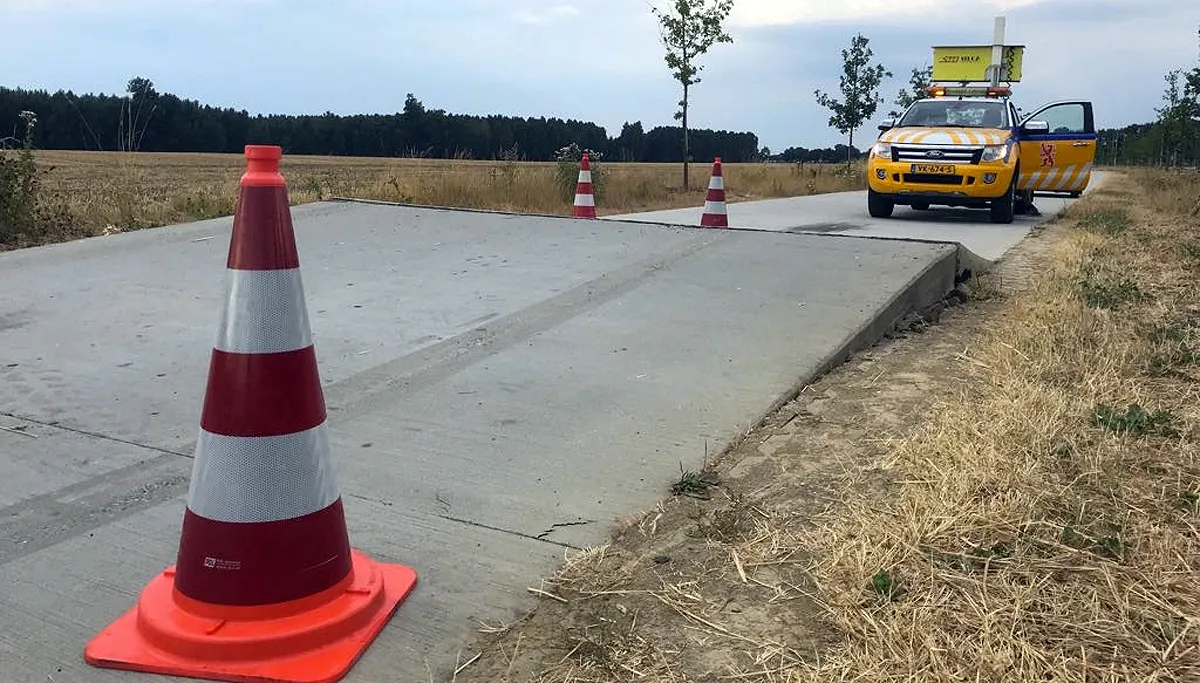betonnen fietspad hasseltsebaan 1