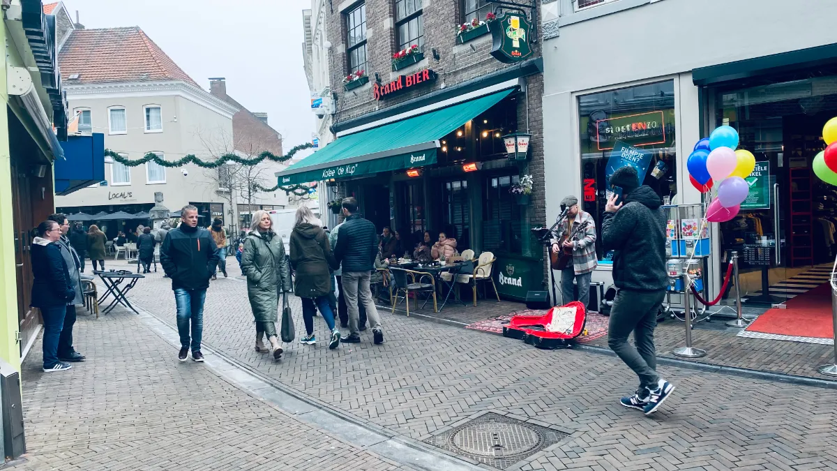 binnenstad sittard op 15 januari 2022