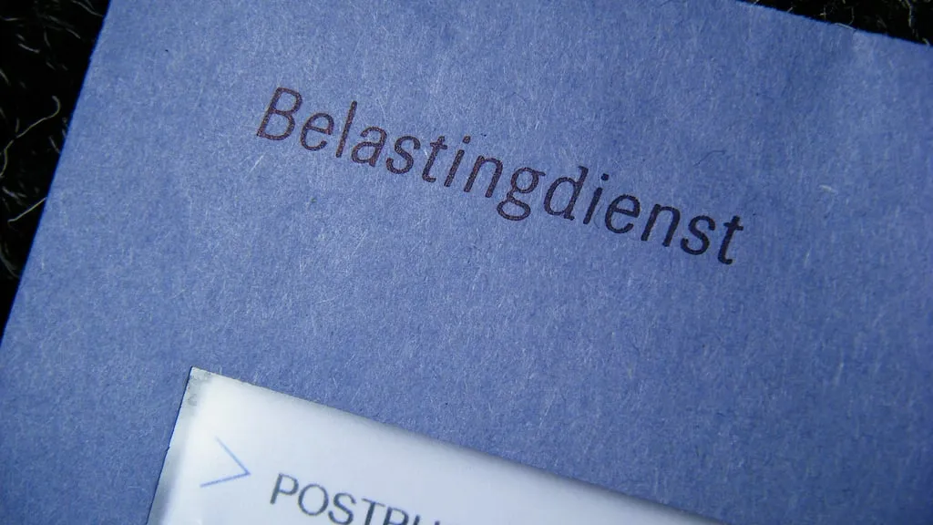 blauwe envelop belastingdienst