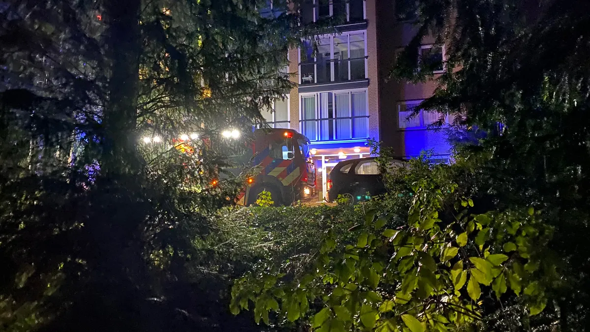 brand in flat aan vijverweg op 11 december 20201