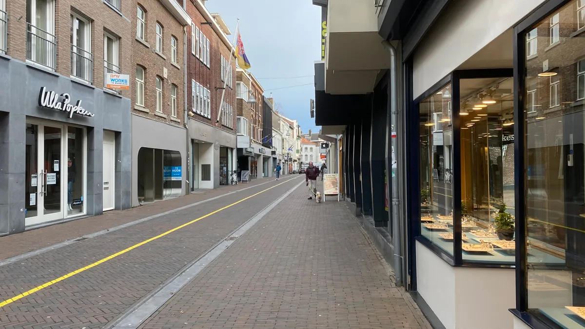 brandstraat woensdagmiddag 20 januari 2021 lockdown