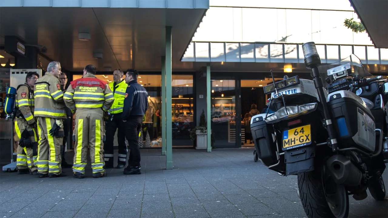 brandweer in wc limbrichterveld 30 december 2019