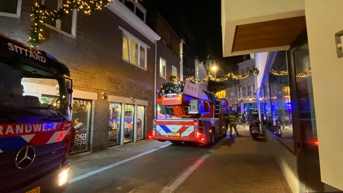 brandweer rukt uit naar limbrichterstraat in sittard