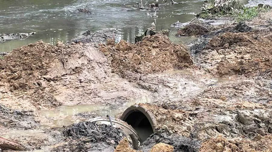 breuk rioolleiding schinnen geleenbeek