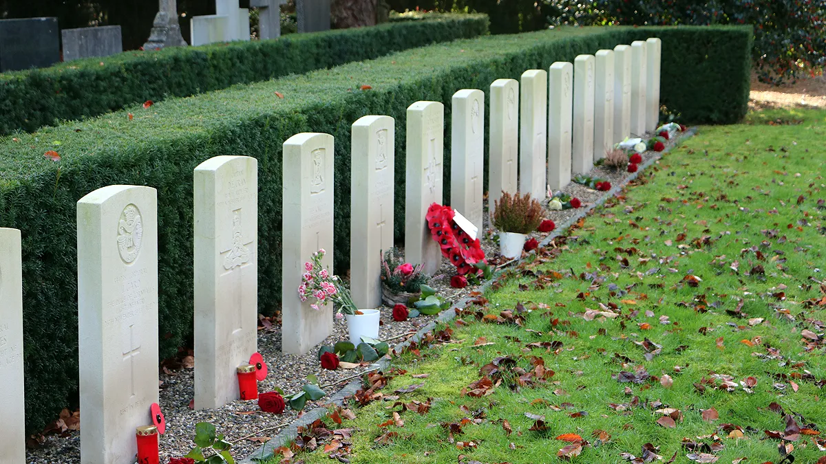 britse oorlogsgraven op algemene begraafplaats