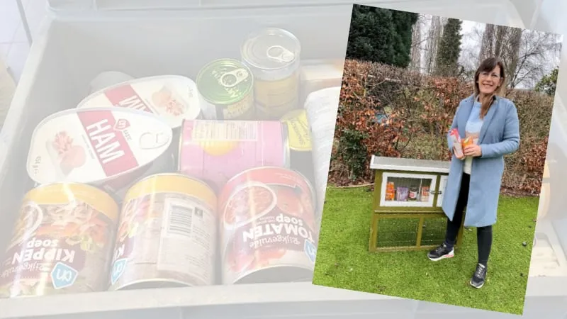 buurtkastje gabrielle essing demandt voedselbank krat levensmiddelen