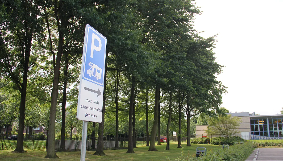 camperparkeerplekken sportcentrumlaan