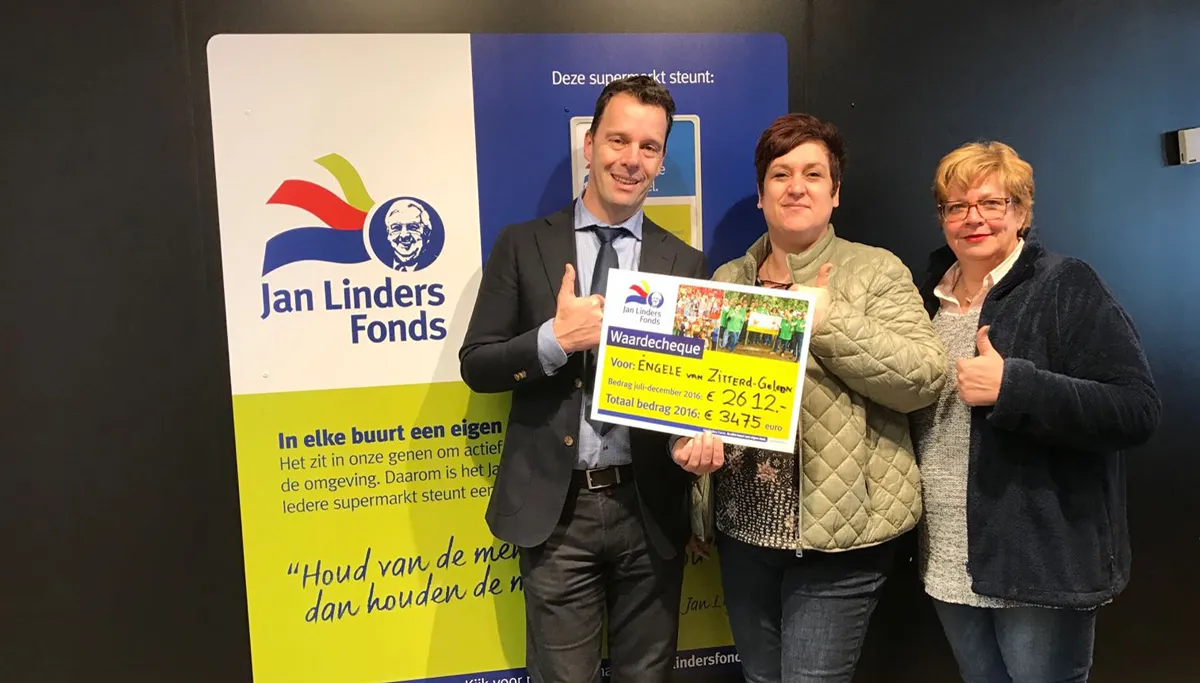 cheque jan linders voor engele januari 2017