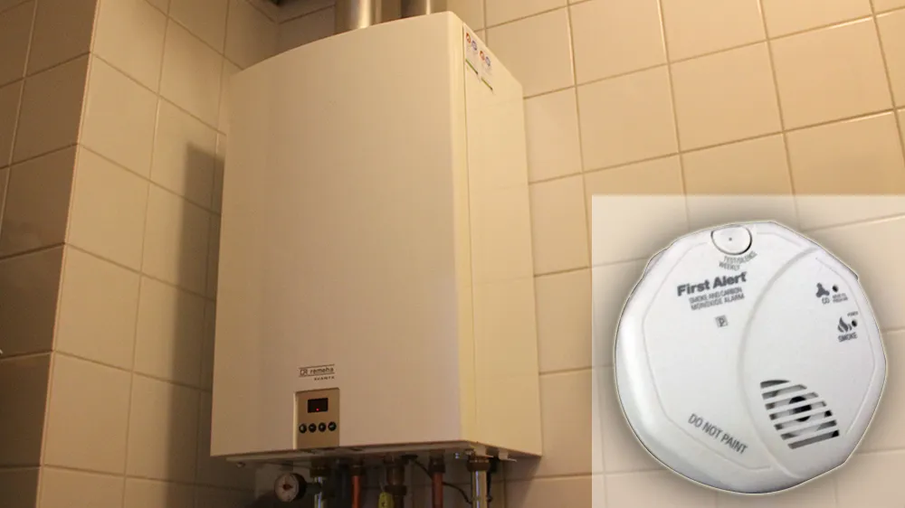 co en rookmelder cv installatie