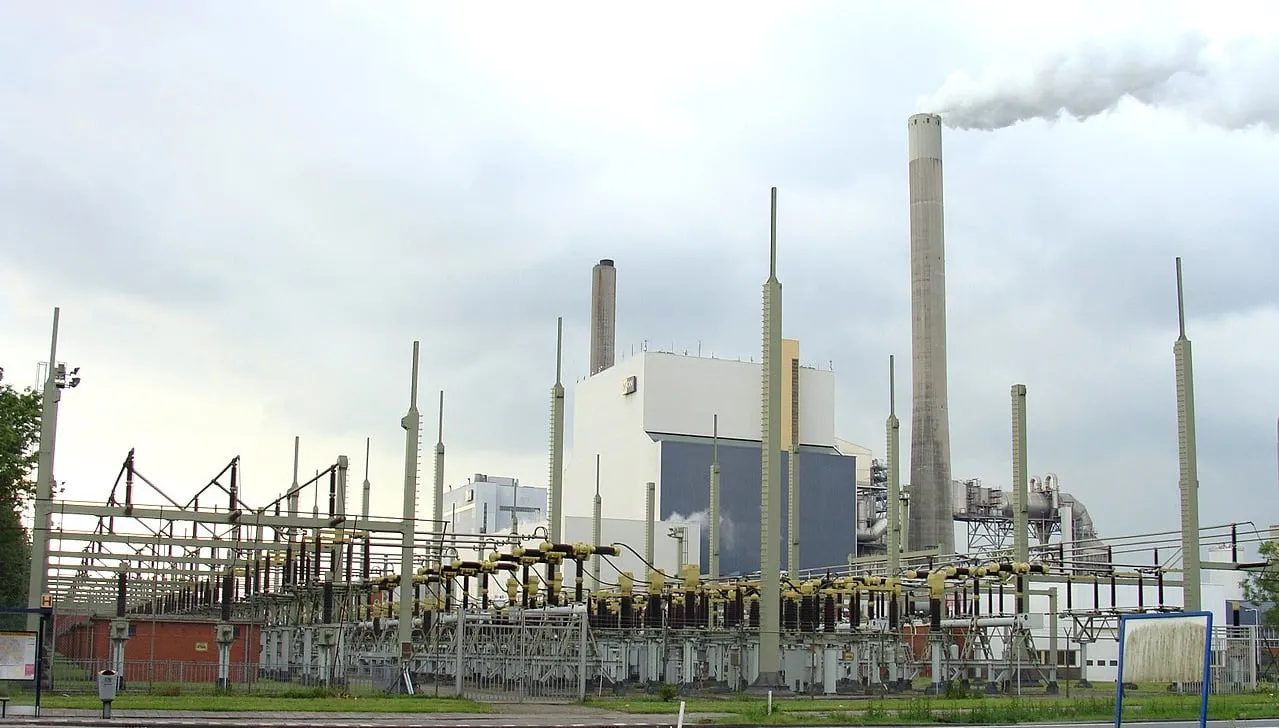 co2 uitstoot elektriciteitscentral