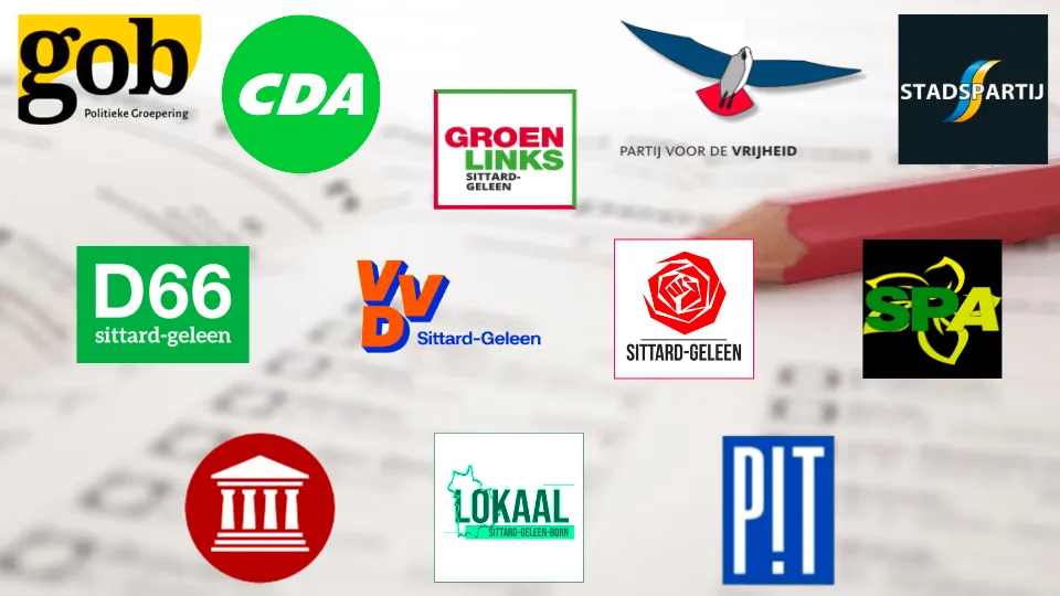 collage fracties gemeenteraad 2022 foto annet wagener