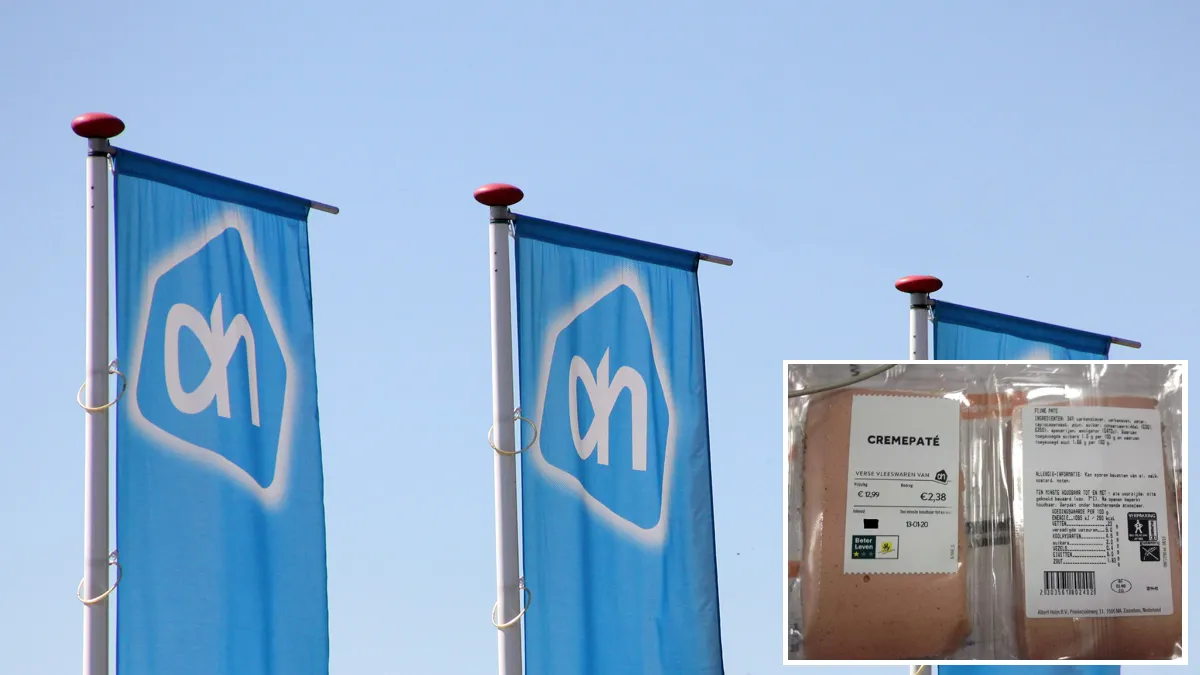 cremepate vlaggen albert heijn ah sittard