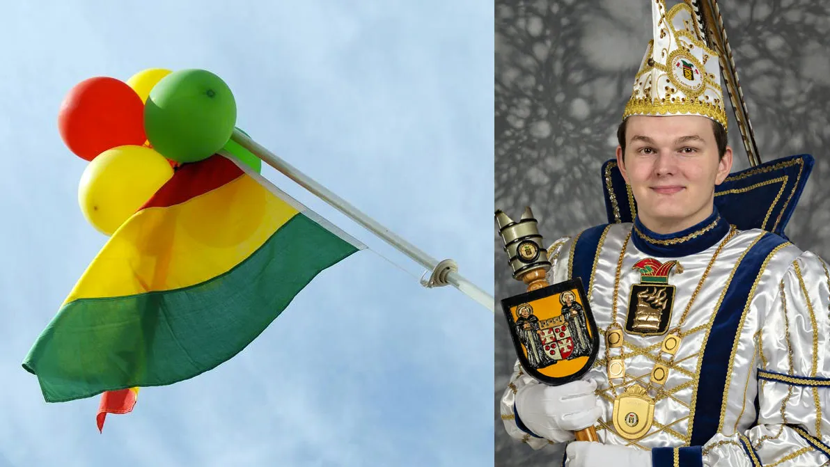 daan ii geleen 2019 carnavalsdriekleu rood geel groen vlag