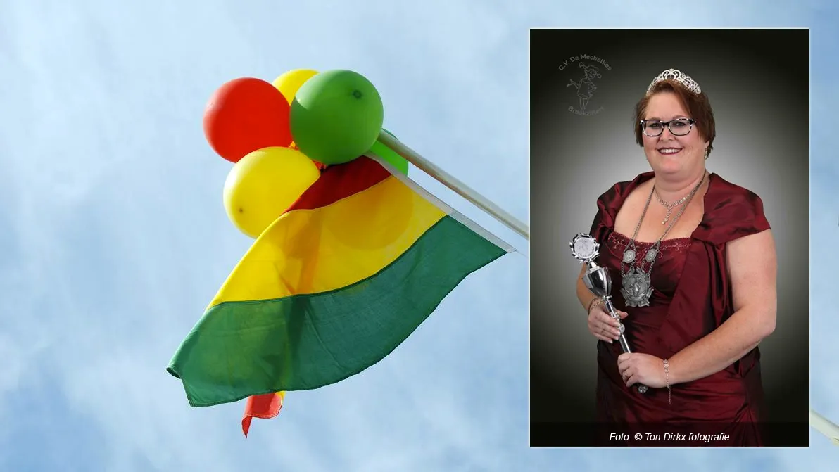 daniella i mechelkes carnavalsdriekleu rood geel groen vlag