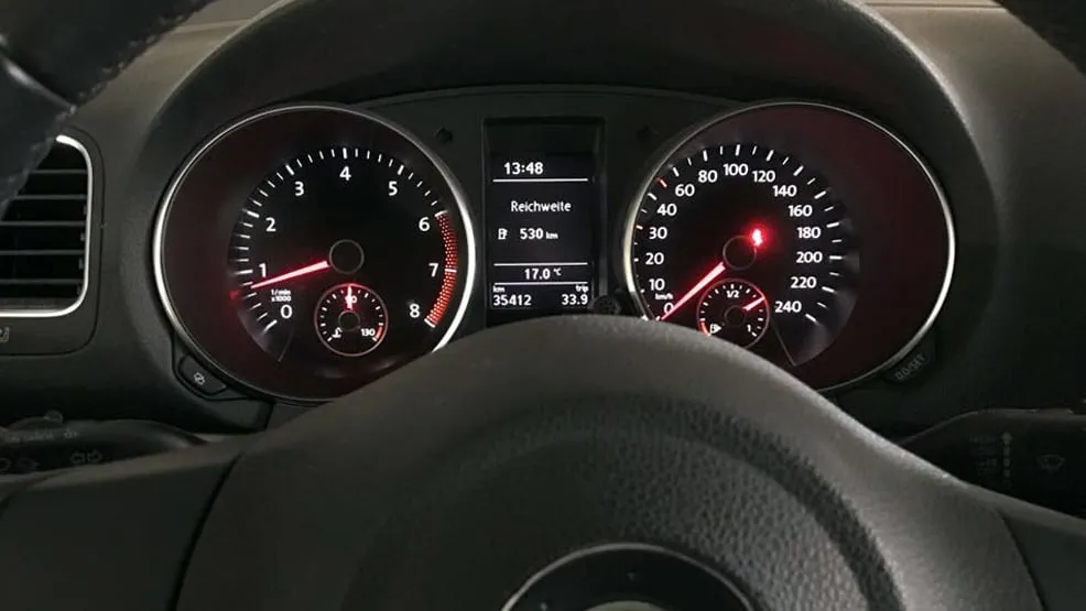 dashbord vw golf