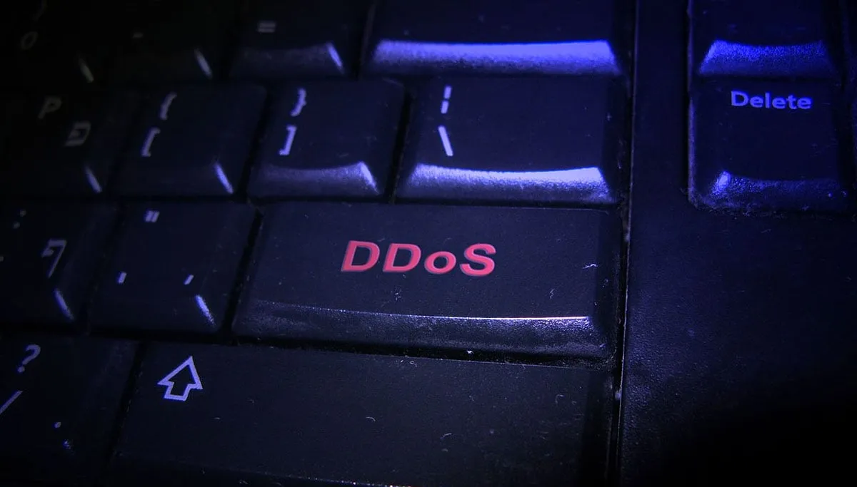 ddosknop op toetsenbord computer