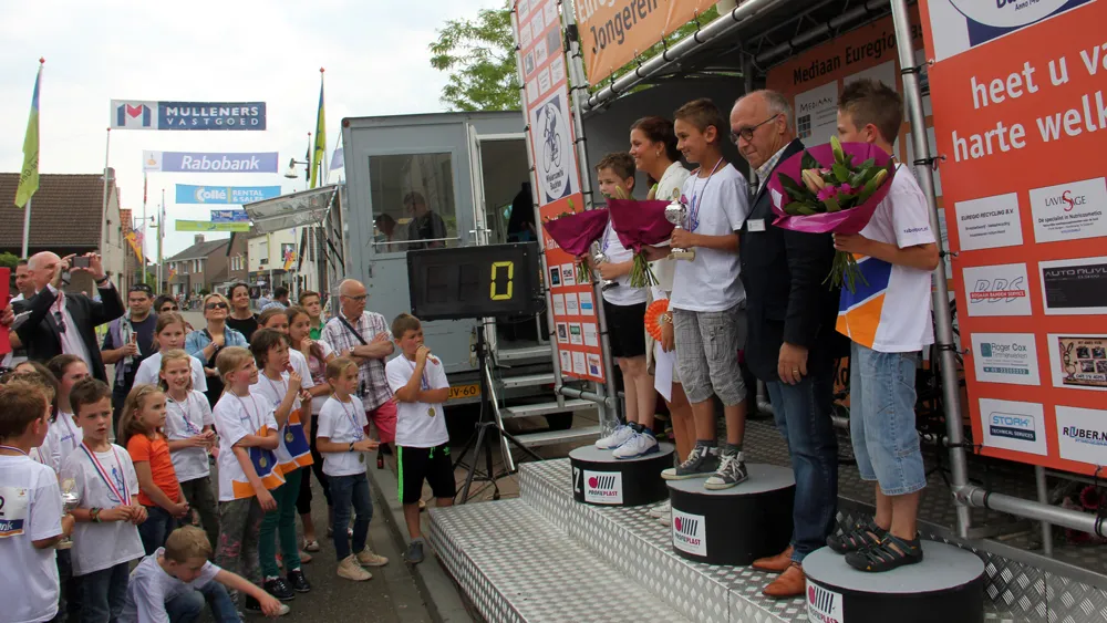 dikke banden race huldiging winnaars