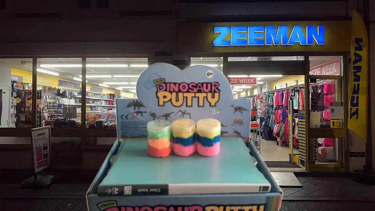 dinosaur putty zeeman winkel