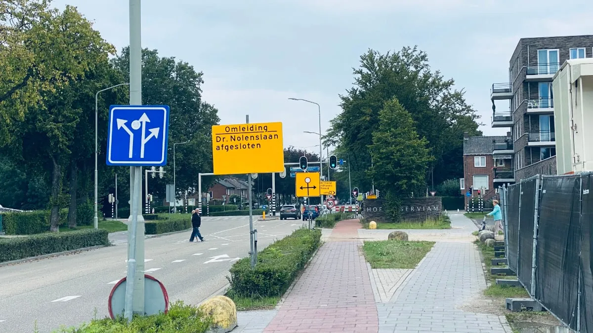 dr nolenslaan afgesloten