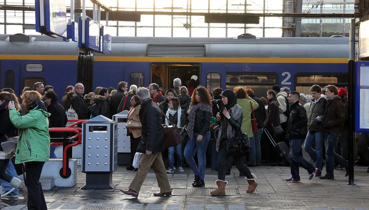 drukte op station cc0