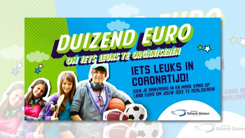 duizend euro om iets leuks te organiseren