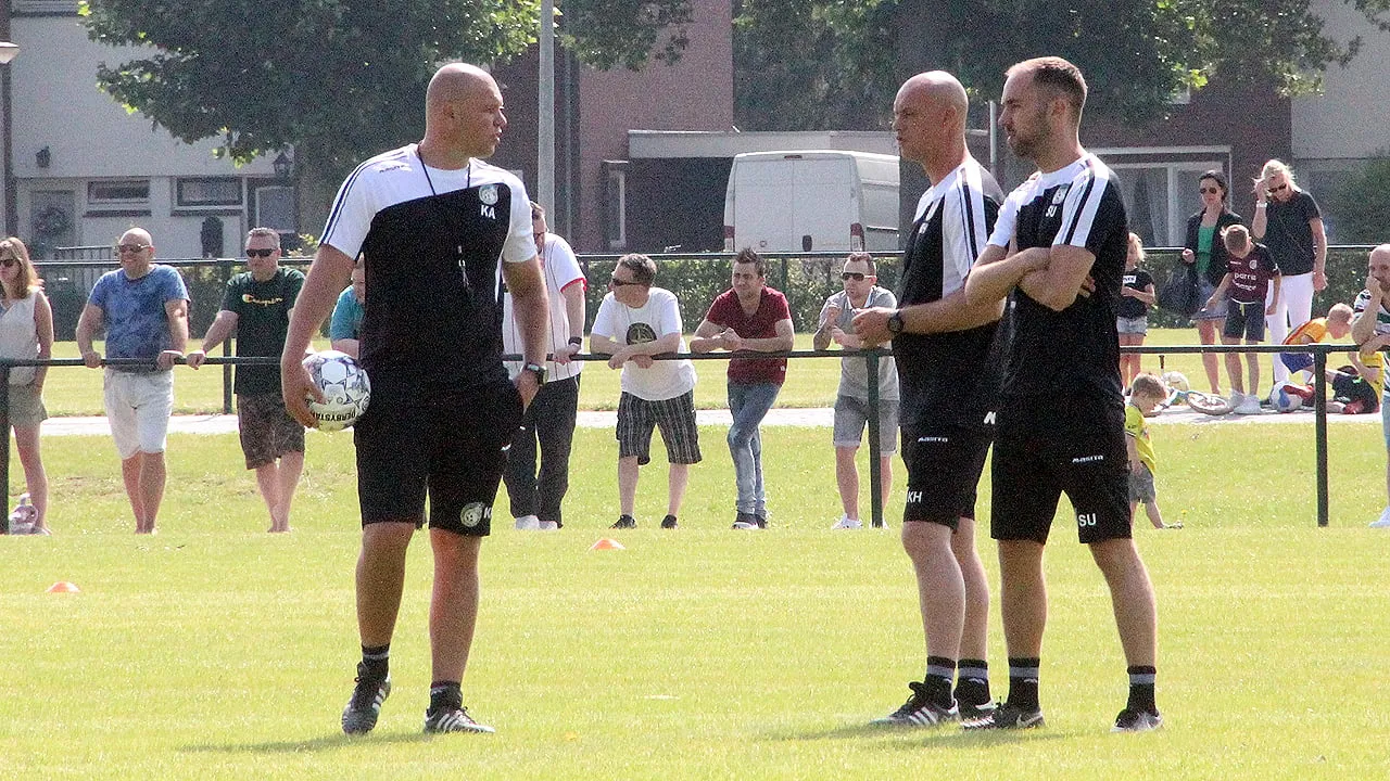 eerste training kristof aelbrecht kevin hofland en sjors ultee