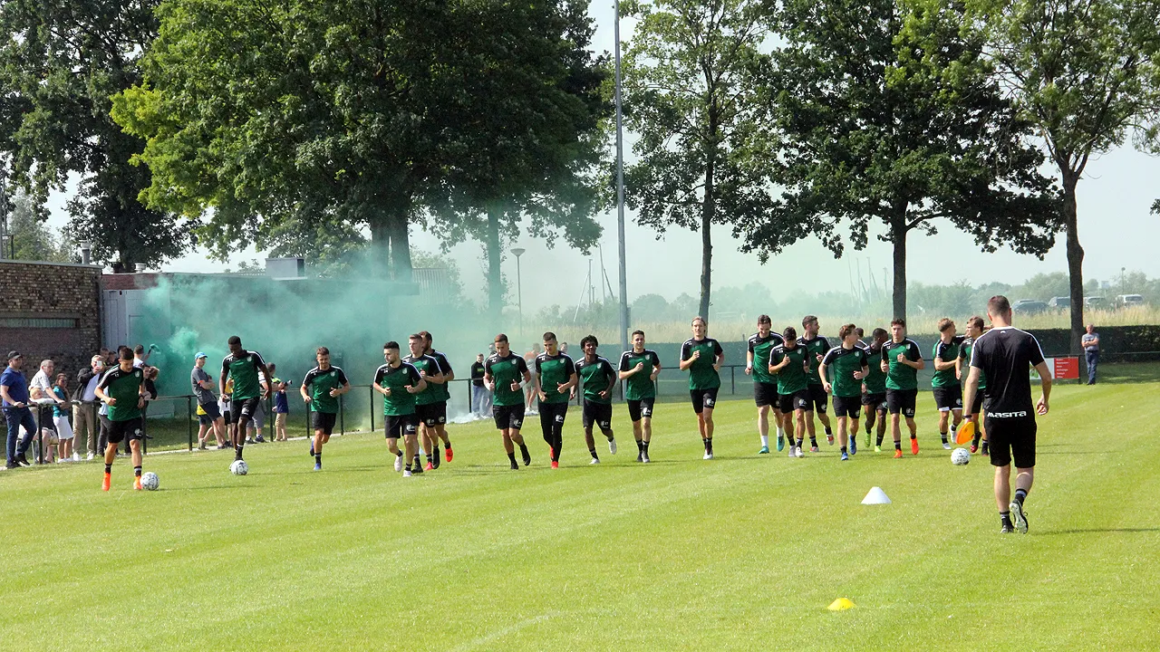 eerste training vuurwerk