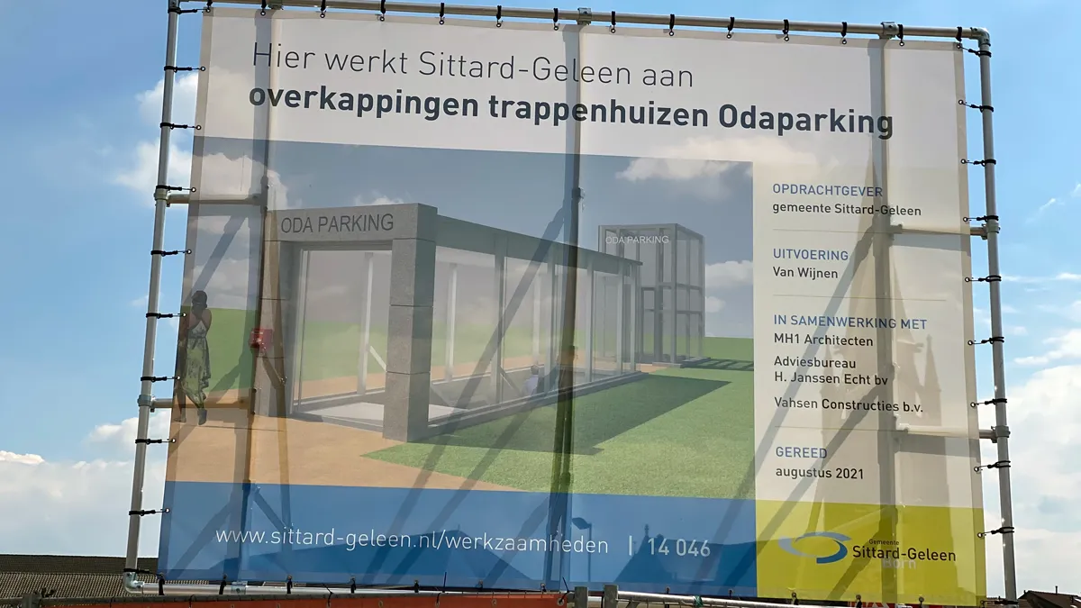 entrees odaparking sittard onder handen