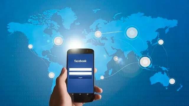 facebook en wereldkaart