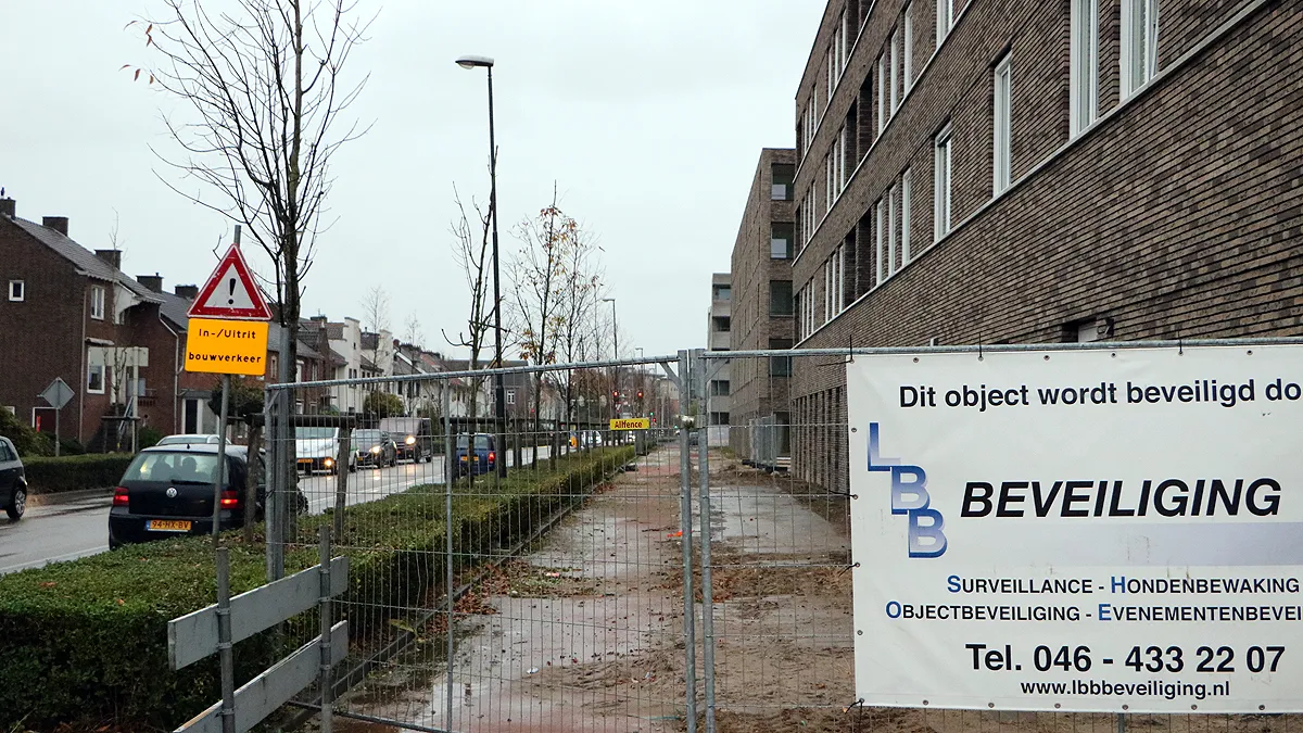 fietspad odasingel langs hof van serviam
