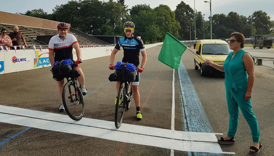 fietstocht naar portugal vader en zoon rademakers uit jabeek