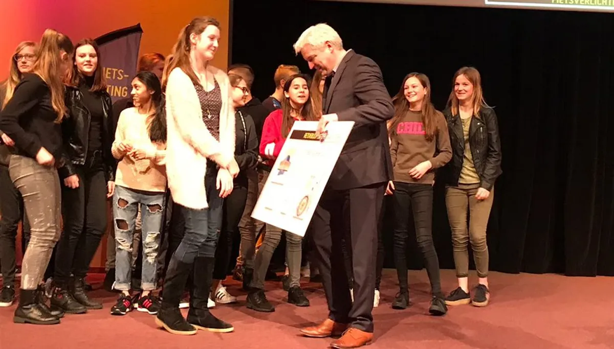 fietsverlichting laat je zien winnaar