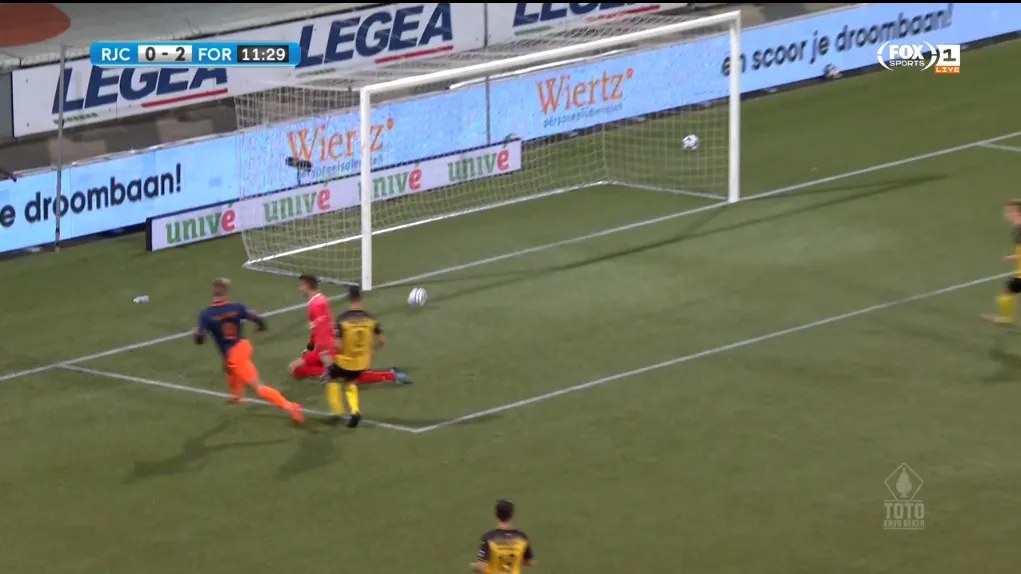 flemming scoort 0 2 beker roda jc fortuna sittard
