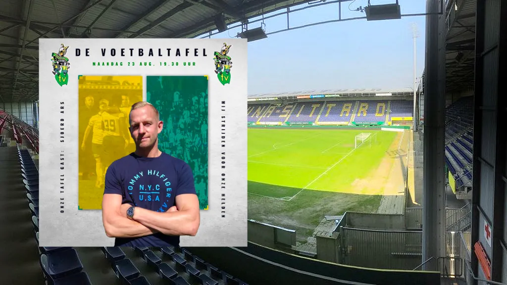 fortuna sc tv de voetbaltafel stadion fortuna sittard vanuit zuidwesthoek
