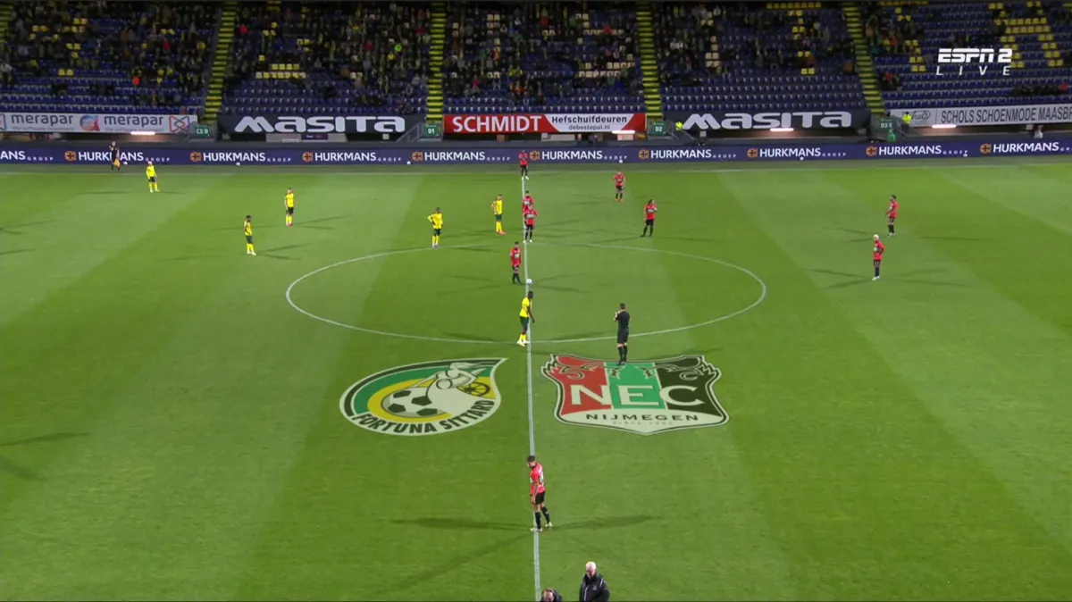 fortuna sittard verliest met 1 3 van nec