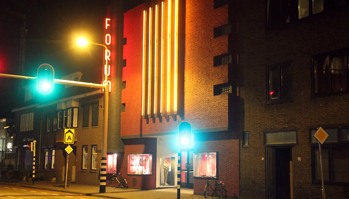 forum sittard in het donker