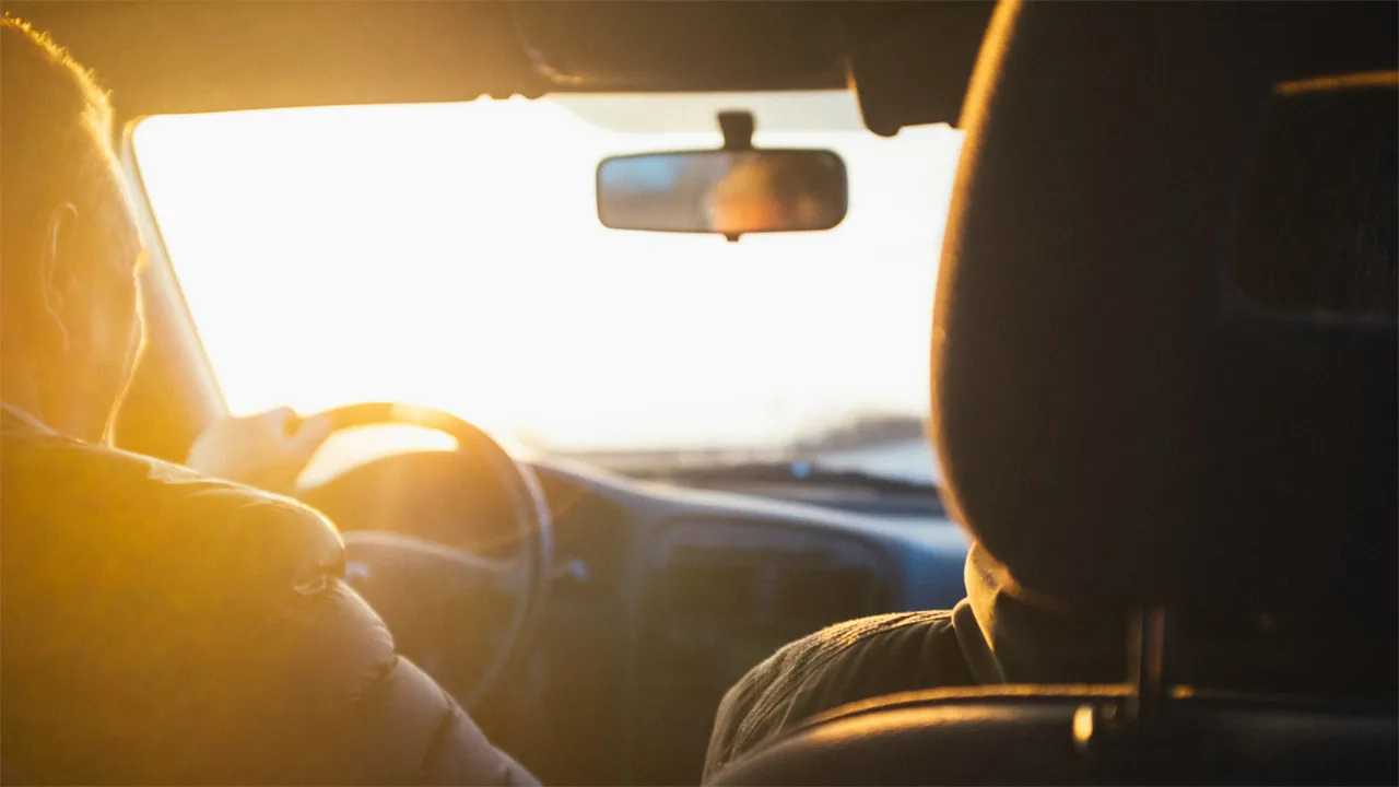 foto bestuurder auto onscherp