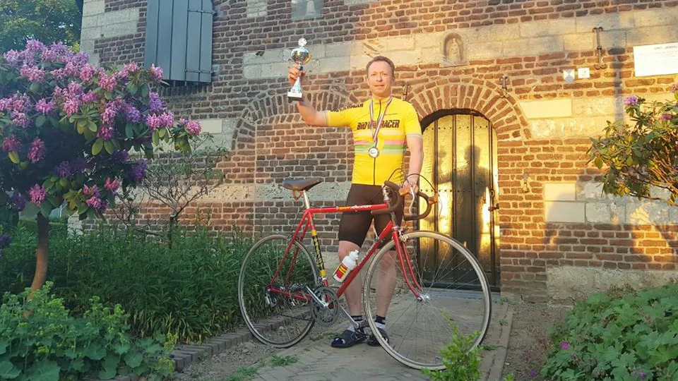 frank meels winnaar koers op rollen