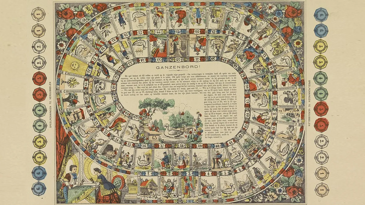 ganzenbordspel rijksmuseum cc0 via wikimedia commons